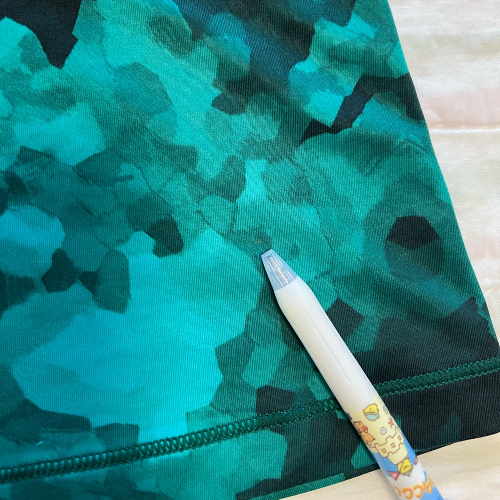 Lululemon Meshed Up Tank in Clouded Dreams Cosmic Teal Multi / Black - Picture 13 of 15